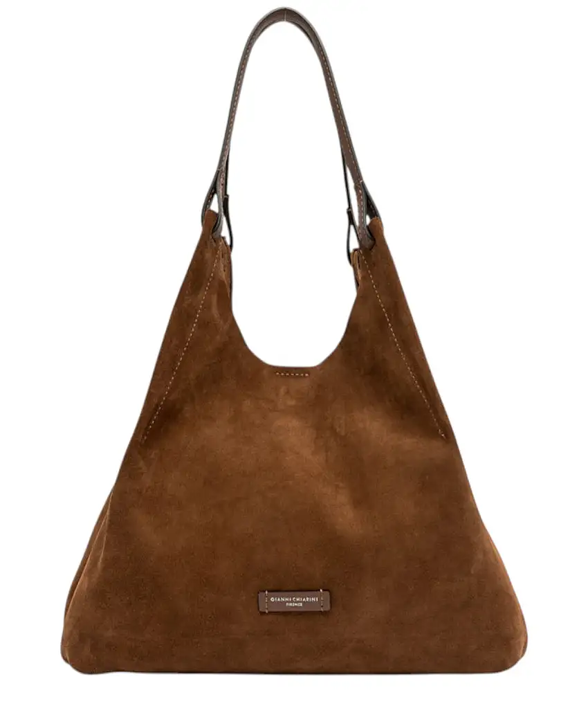 Borsa Dua in Pelle Scamosciata - Gianni Chiarini