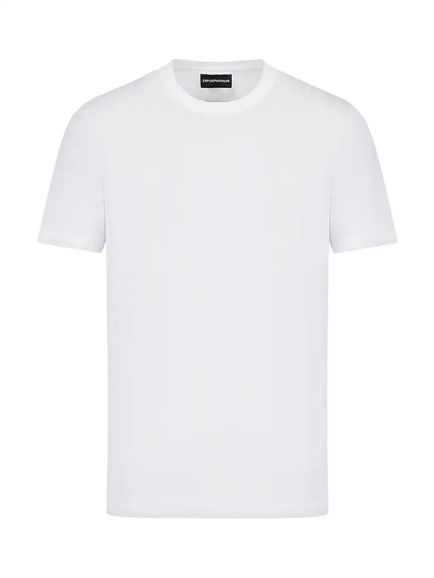 EMPORIO ARMANI Men's T-Shirt and Polo 8N1TD2 1JGYZ 0147 White