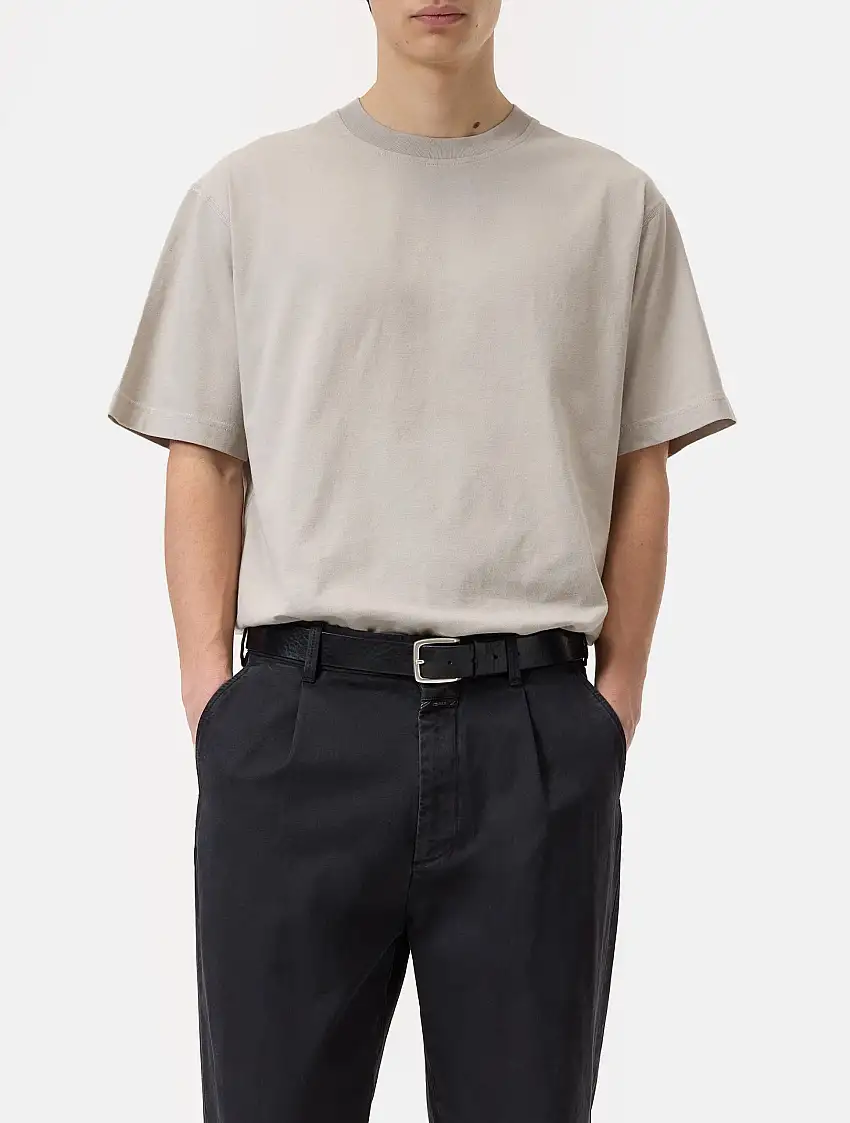 T-Shirt in Cotone Ecologico Grigio