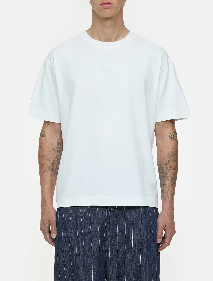 T-Shirt in Cotone Ecologico Bianco