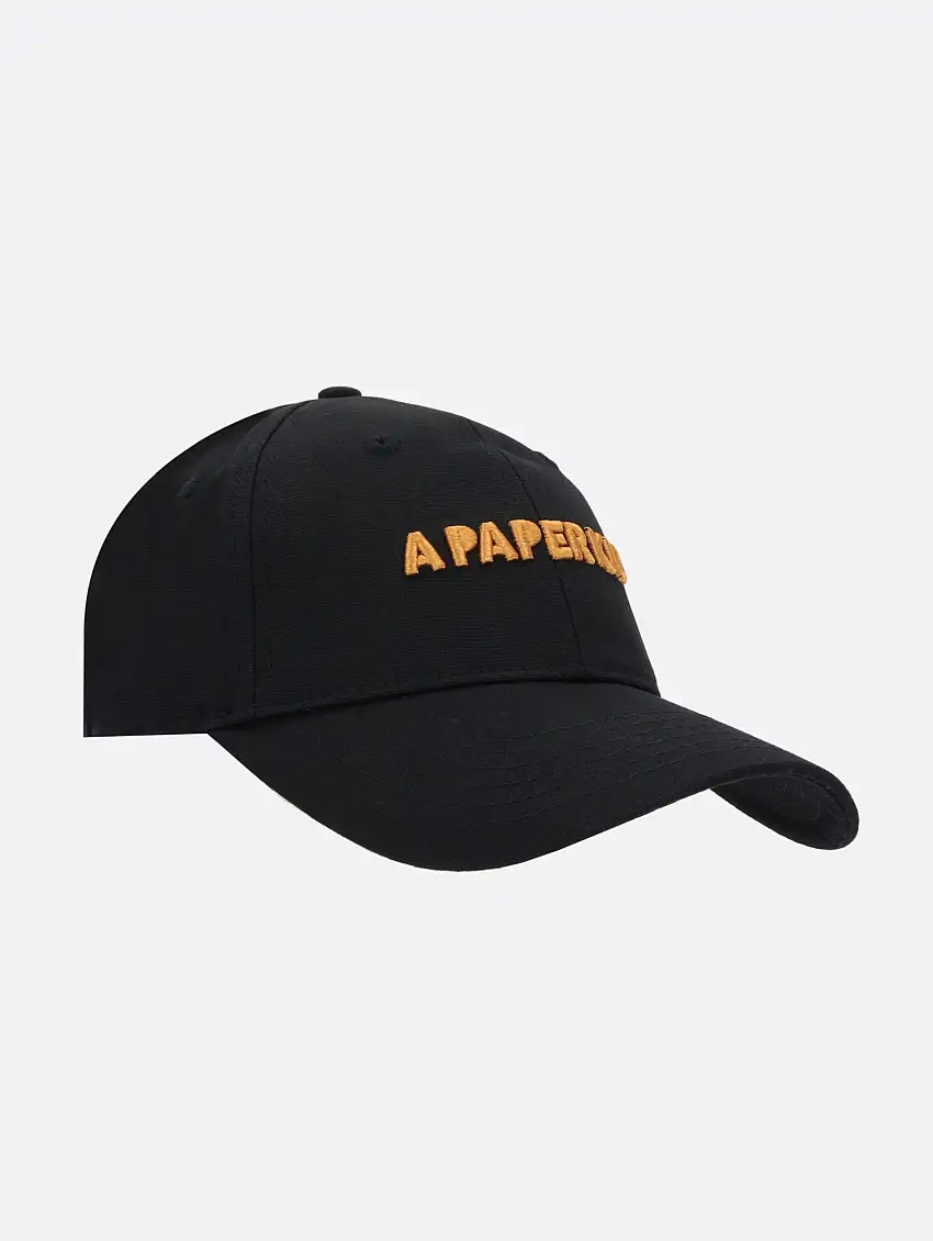 Cappello Baseball con Logo Ricamato Nero