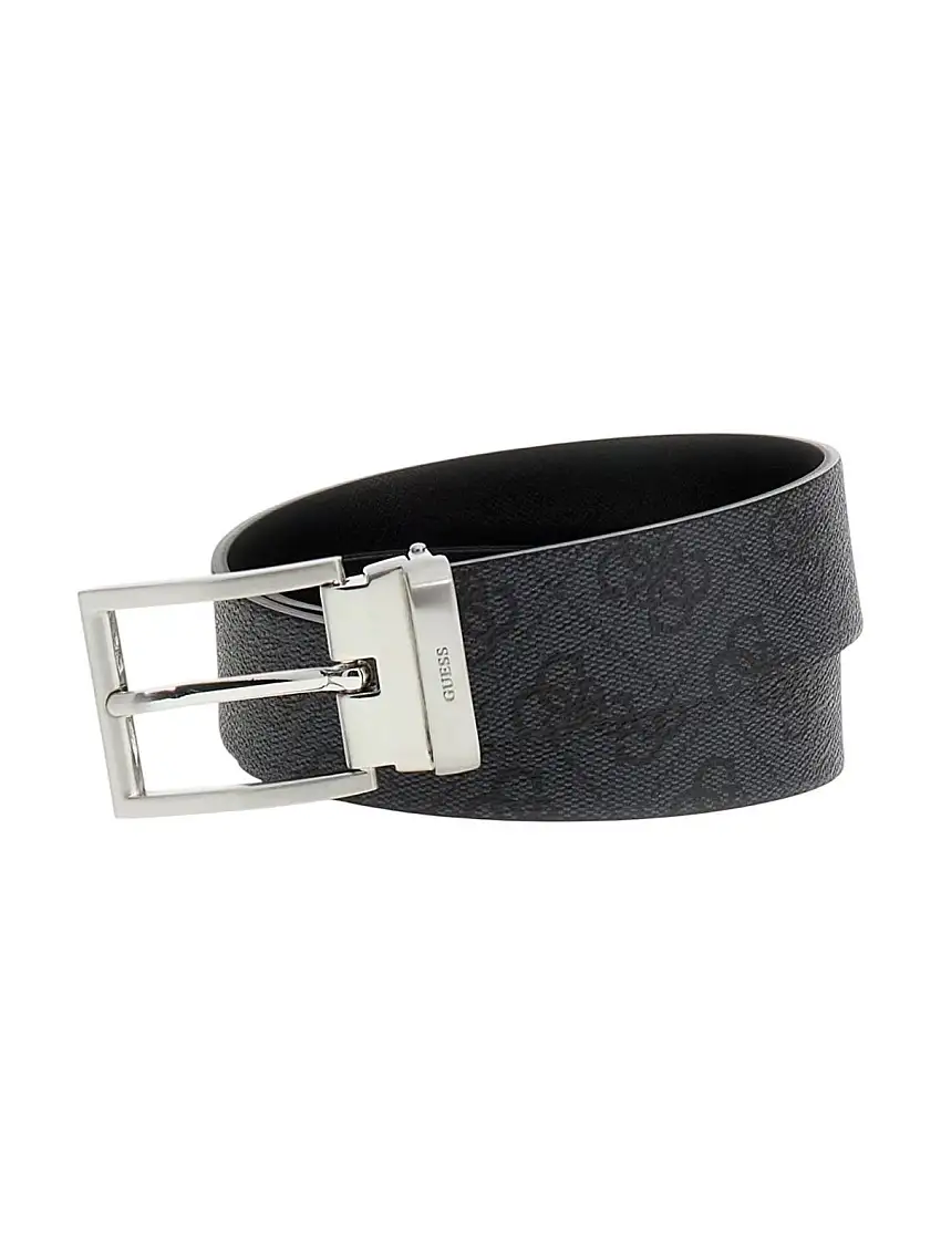 GUESS Men's Belt BUCAREST REV & ADJ BT H35 BMBCLO P5135 BLA Black