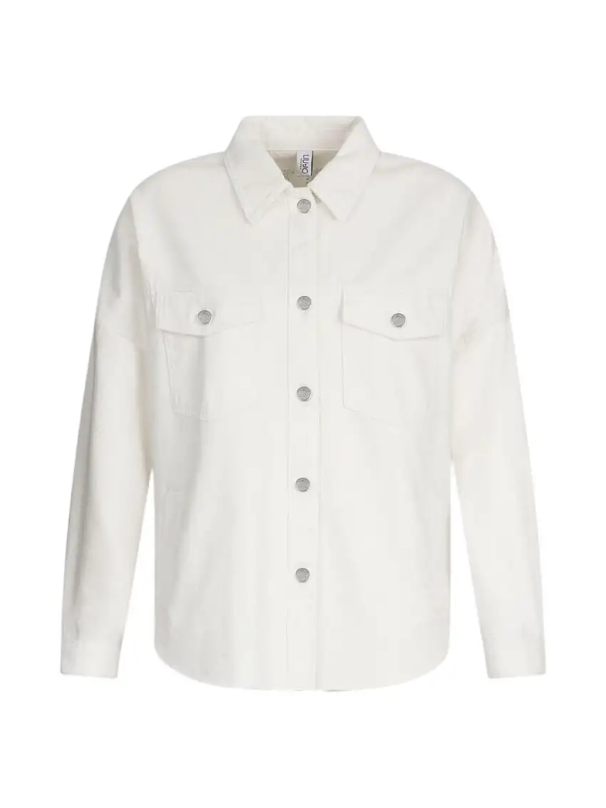 LIU JO BLUE DENIM Women's Jacket UA5165DS069 10701 White