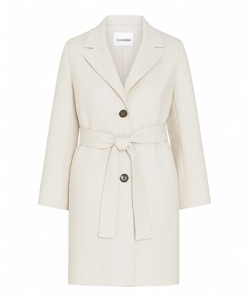 Cappotto Lana con Cintura - Eleganza e Comfort