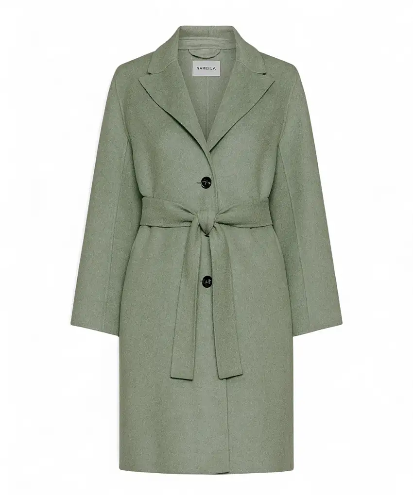 Cappotto Lana Donna con Cintura - POLKA in Misto Lana