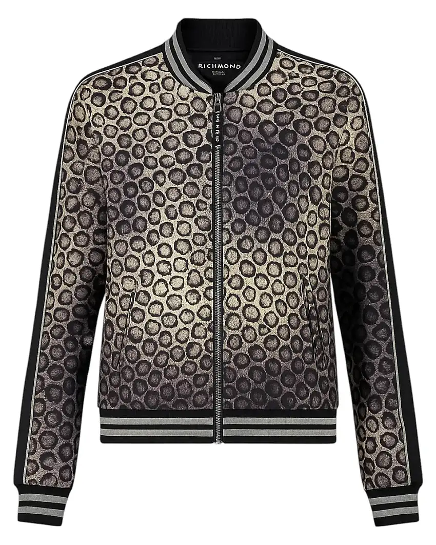 Felpa Richmond Sport - Giacca bomber animalier | Zip, Stampa, Bomber