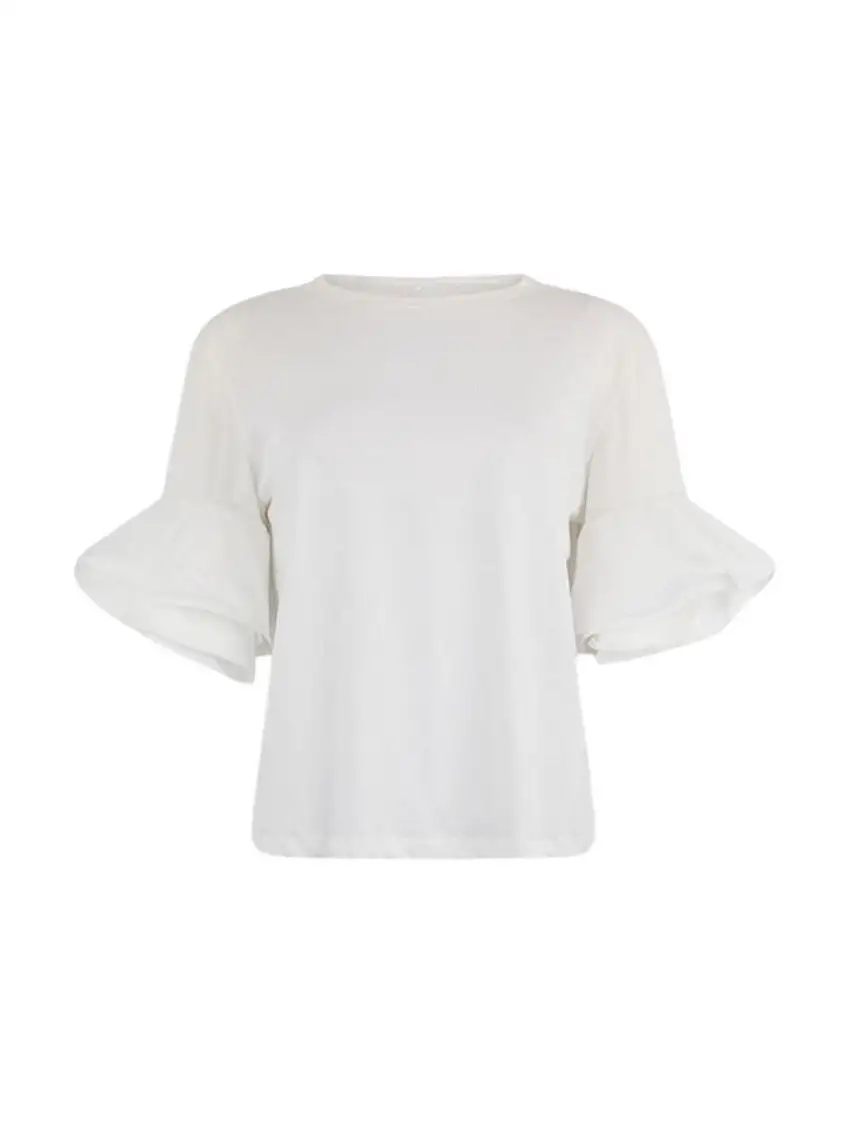 LIU JO BLACK Women's T-shirt CA5006J6308 X0256 White