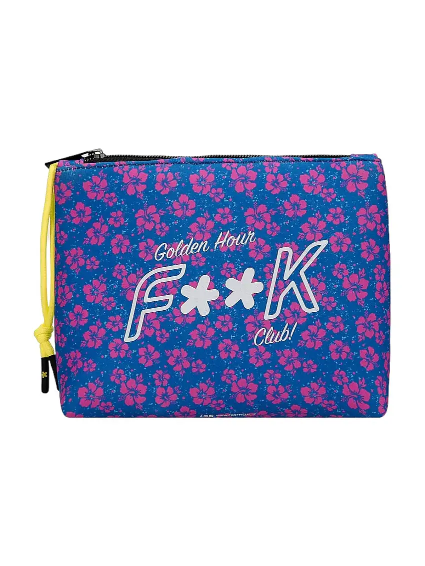 F**K Men's Clutch Bag FK24-A232X19 Blue