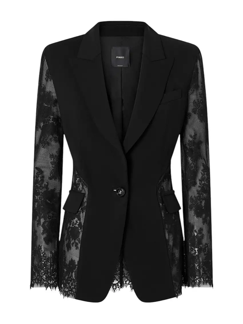 PINKO Women's Jacket GRUCCIONE TECHNICAL CADY JACKET 104675-A2DK Z99 Black