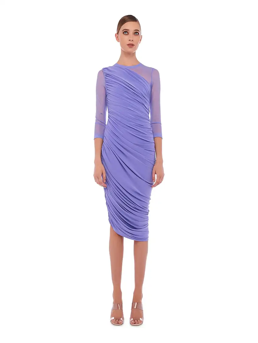 Abito con Manica 3/4 Lilla