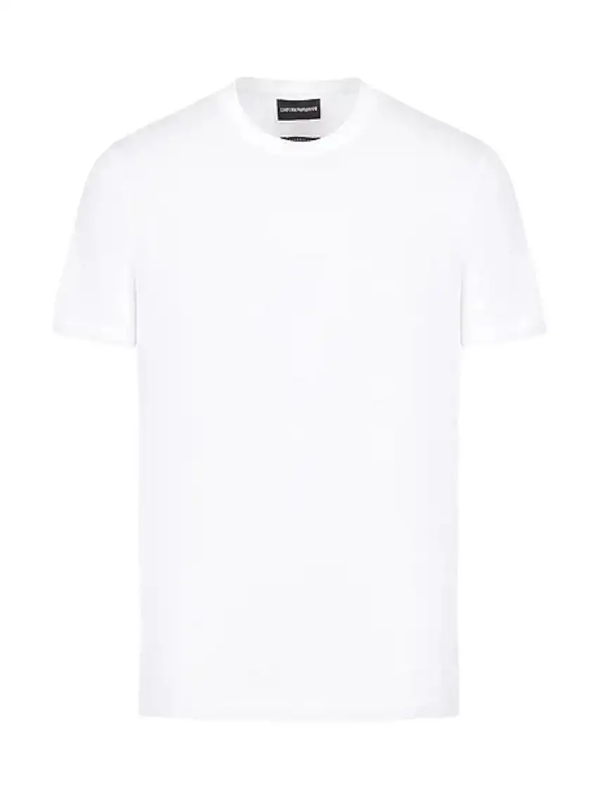 EMPORIO ARMANI Men's T-Shirt and Polo 8N1TD2 1JGYZ 0146 White