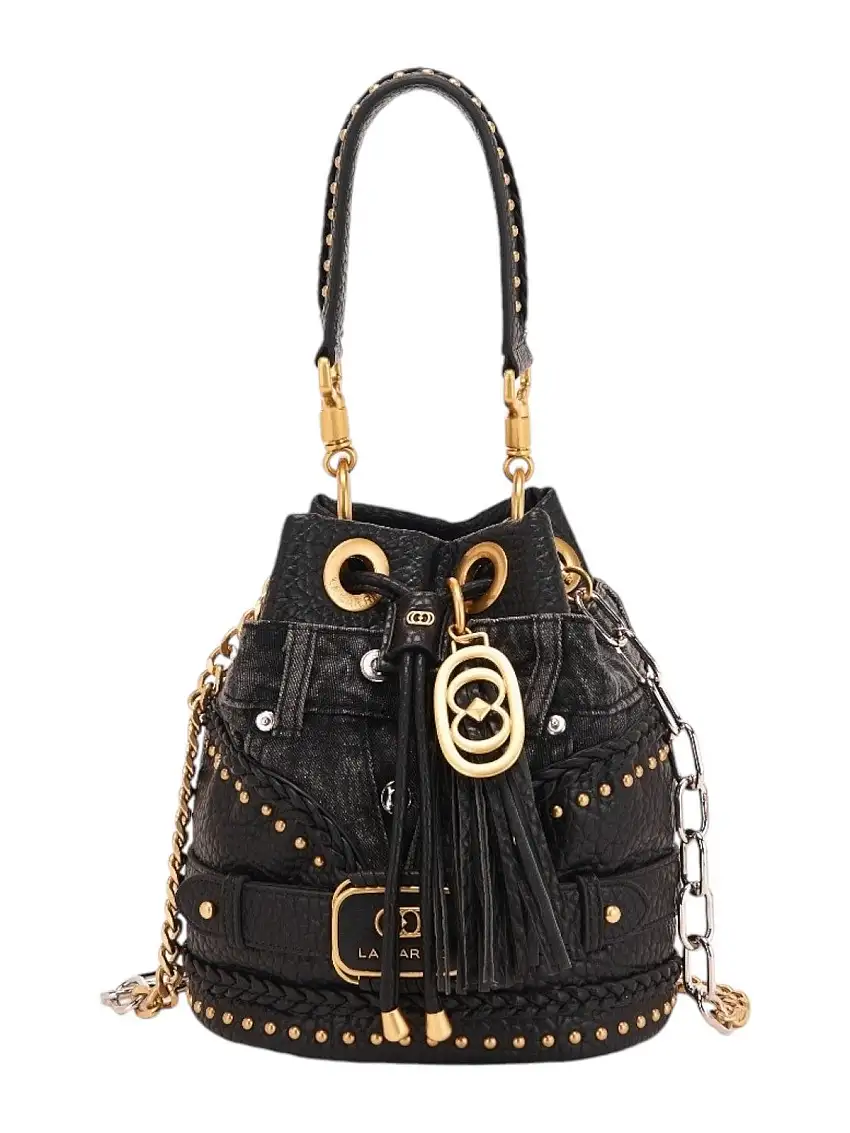 LA CARRIE Women's Bag 142M-EM-105-TSJ BLA Black