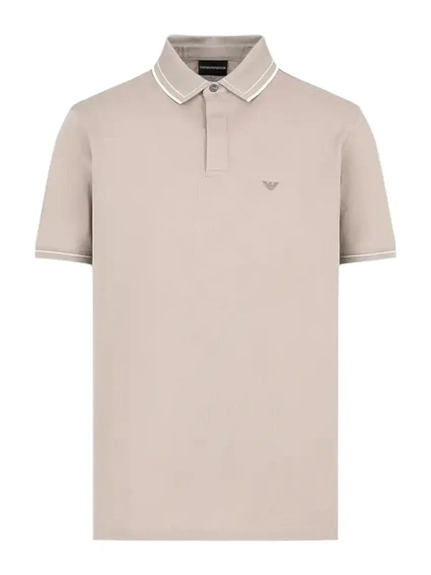 EMPORIO ARMANI Men's T-Shirt and Polo 3D1FM6 1JTKZ 0650 Beige