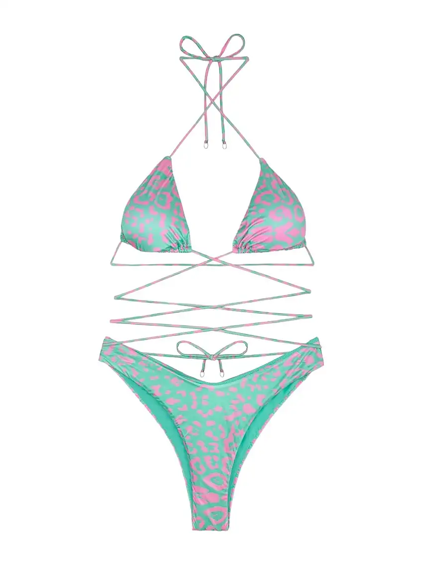 F**K Women's Swimsuit FK24-0400X02 Green