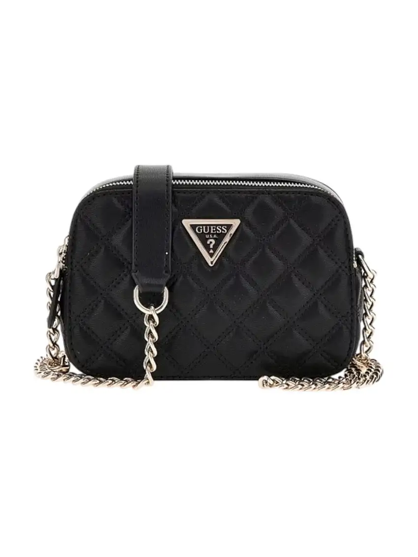 GUESS Women's Bag GIULLY CAMERA BAG HWQG87 48140 BLA BLACK