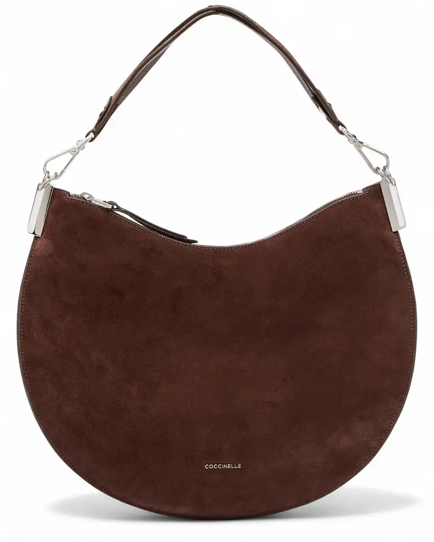 Borsa Coccinelle Sunup Suede Medium con Tracolla
