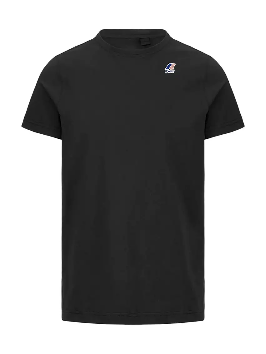 K-WAY Men's T-shirt Le vrai edouard K007JE0 USY Black
