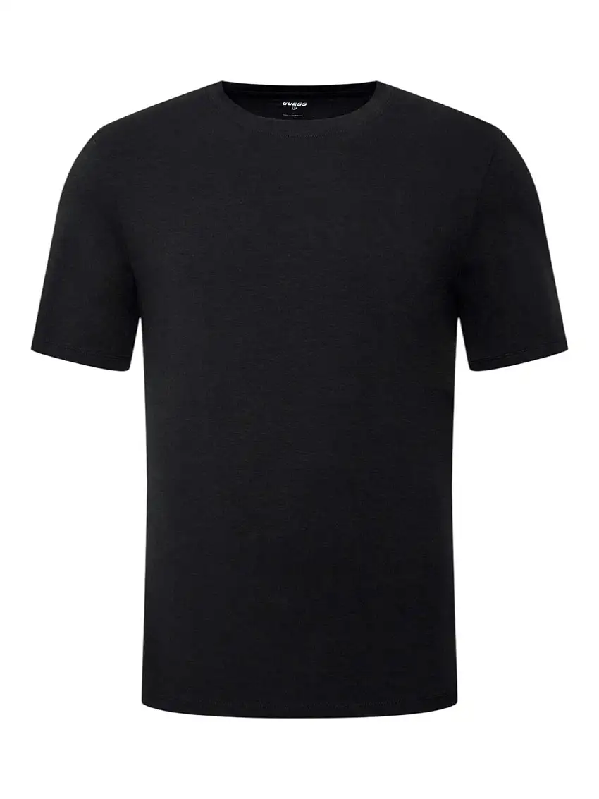 GUESS Men's T-shirt GJ SLIM FIT SINGLE CN TEE M4BZ39 K6YW1 JBLK Jet Black A996