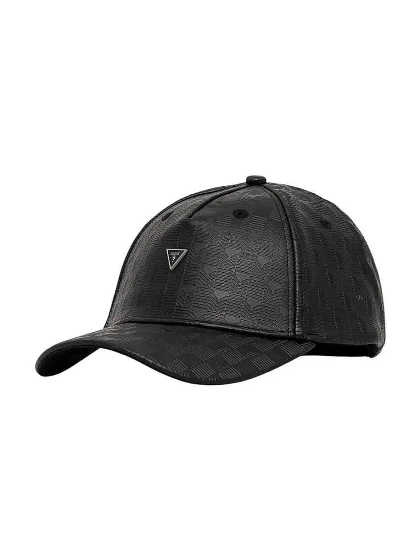 GUESS Men's Hat LONDON BASEBALL CAP AM9494 POL01 BLA Black