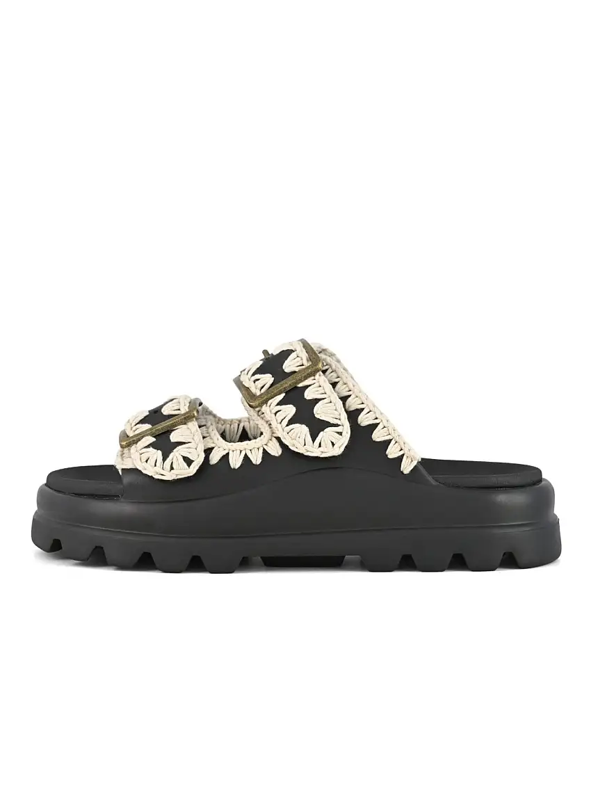 Sandali Bassi Eva One Piece Slide Nero