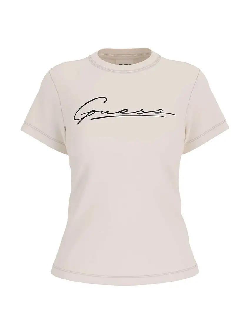 GUESS SPORT Women's T-shirt ACTIVE TEE V5GI02 K9RM1 G1O6 White