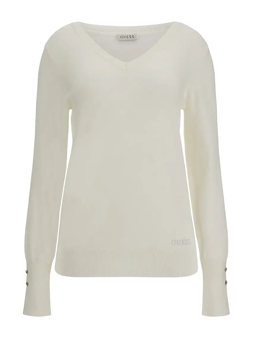 GUESS Women's Sweater W2YR31 Z2V62 G012 White