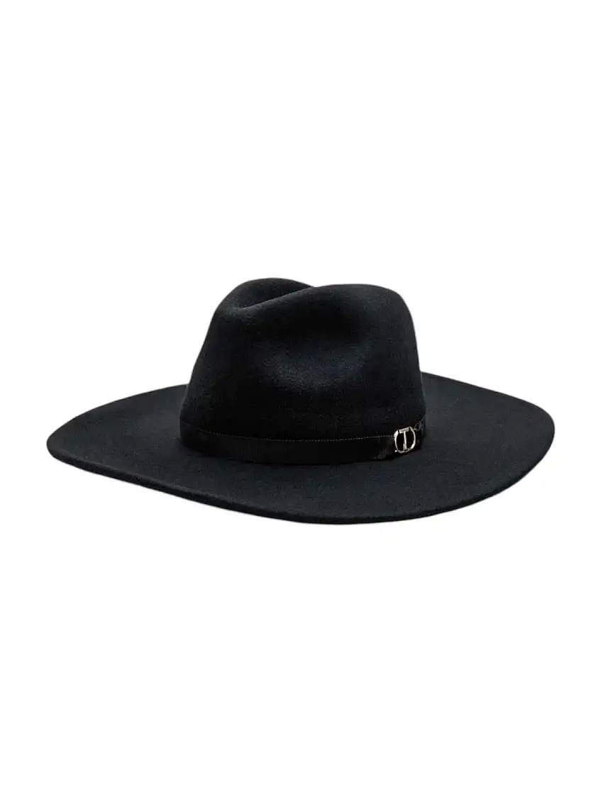 TWINSET Women's Hat 242TA4570 00006 Black