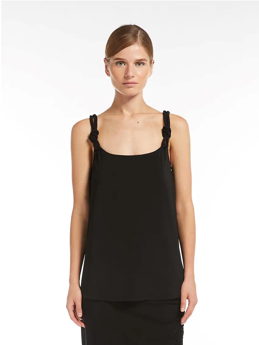 Top con Spalline Torchon Faida Nero