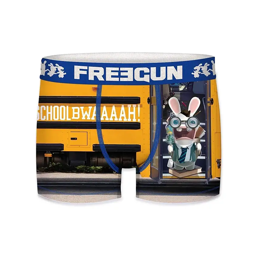 Boxer Freegun Lapins Crétins School Bwaah