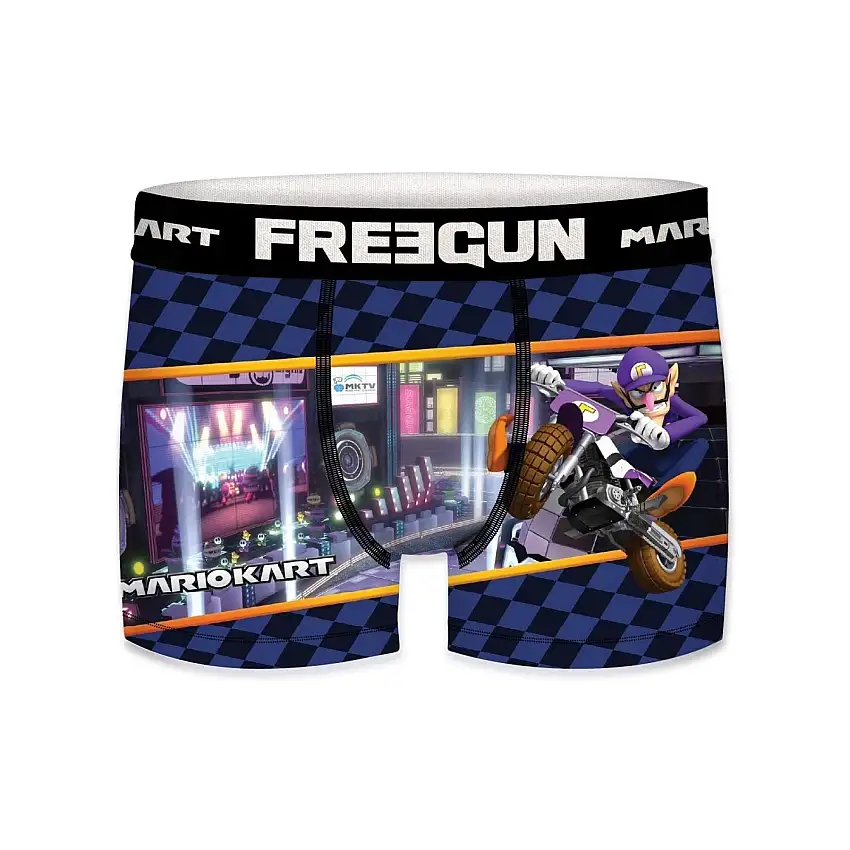Boxer per bambini Freegun Mario Kart Waluigi