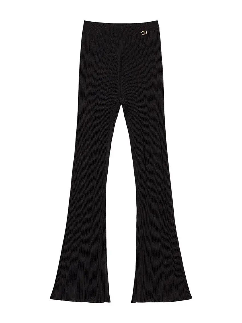 TWINSET Women's Trousers 242TP3042 00006 Black