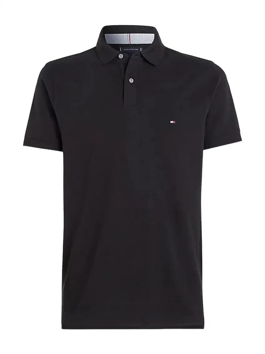 TOMMY HILFIGER Men's T-Shirt and Polo MW0MW17770 BDS Black