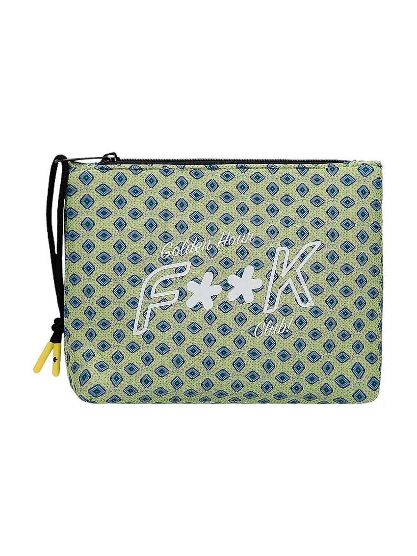 F**K Men's Clutch Bag FK24-A234X07 Green