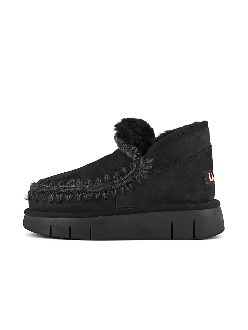Stivaletto in Montone Sneakers Bounce Nero