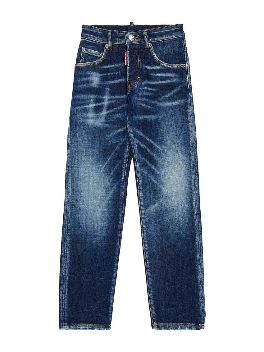 DSQUARED2 Jeans Kids and Boys DQ0731 D0AES DQ01 BLUE DENIM