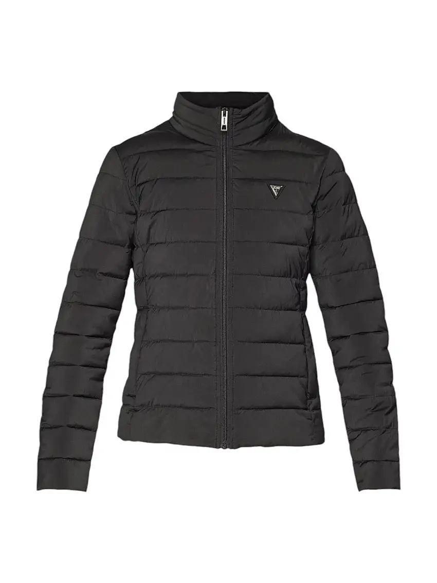 GUESS SPORT Women's Jacket SOLID HEAVY DIANN PUFFER JACKET V4YL04 WF3X0 JBLK Black