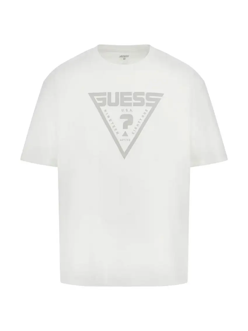 GUESS SPORT Men's T-shirt AZHA CN OVER T-SHIRT Z4BI02 I3Z14 G018 White