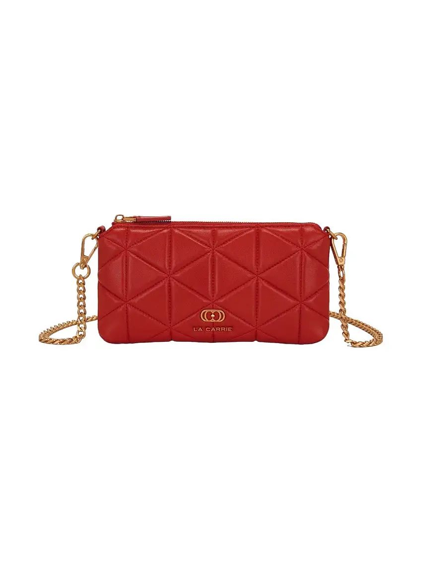 LA CARRIE Women's Bag 142P-AA-102-LEA RED Red