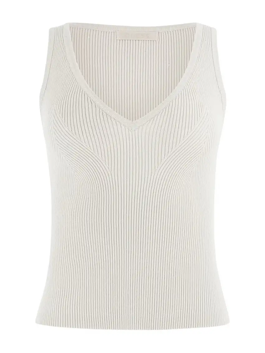 GUESS Women's Tank Top EDEN TANK TOP SWTR W5RR18 Z34O0 G9L9 Beige