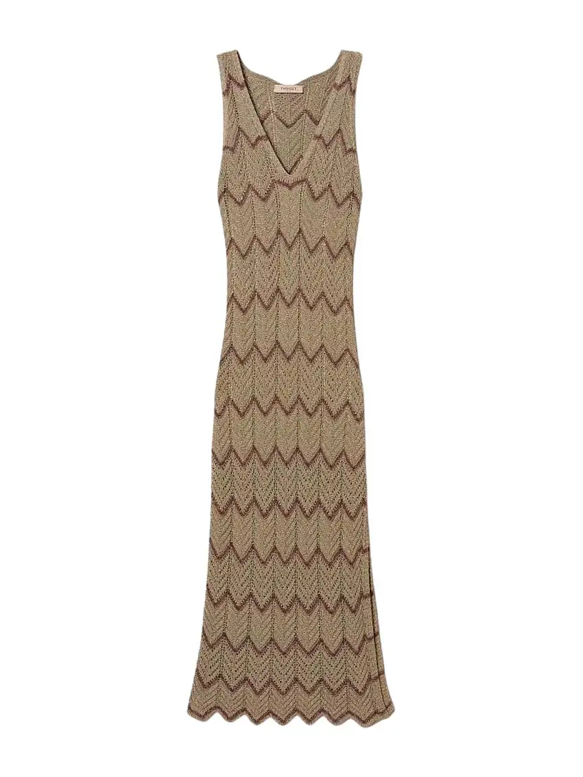 TWINSET Women's Dress 251TT3197 12528 Green