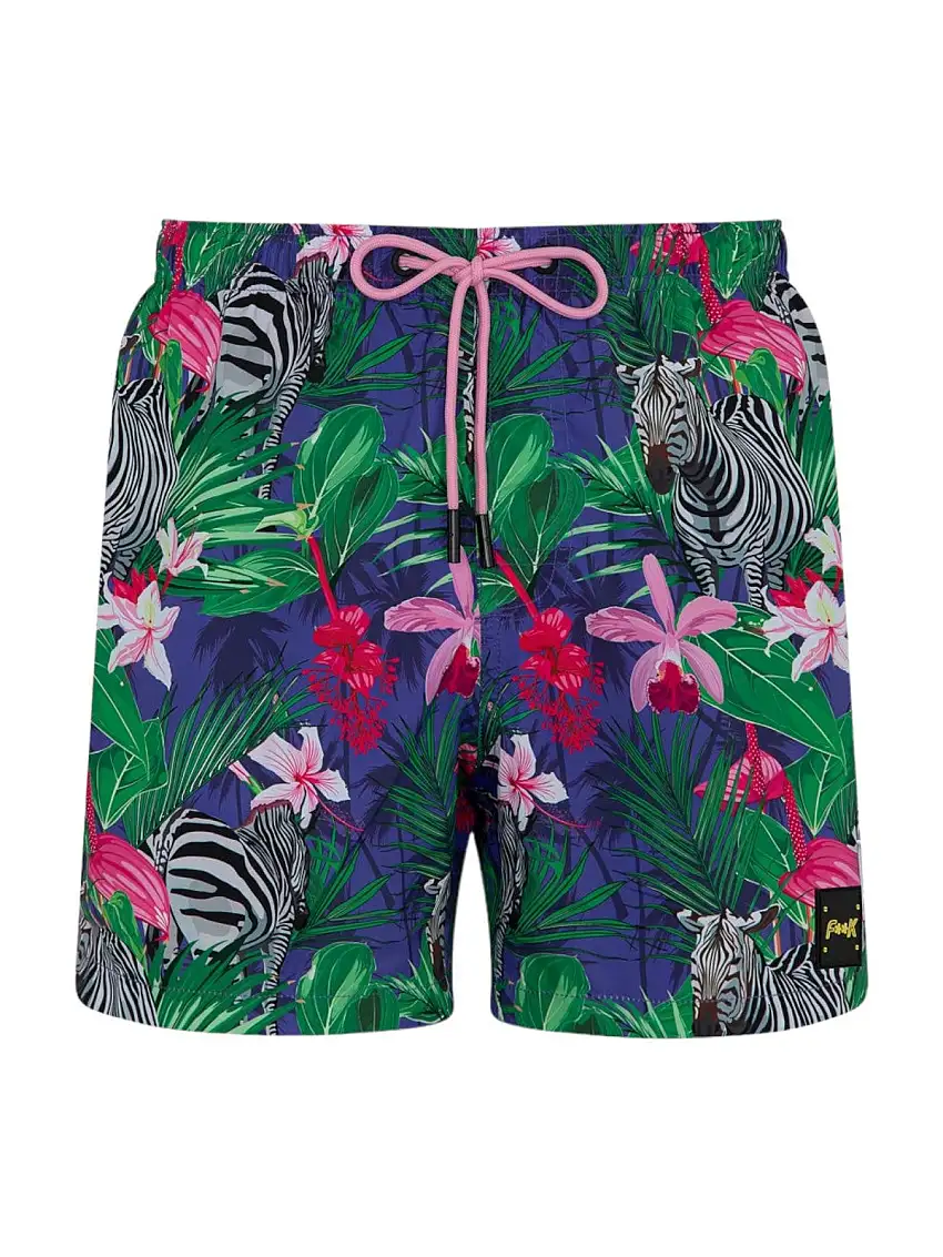 F**K Men's Swimsuit FK24-2050X08 Multicolor