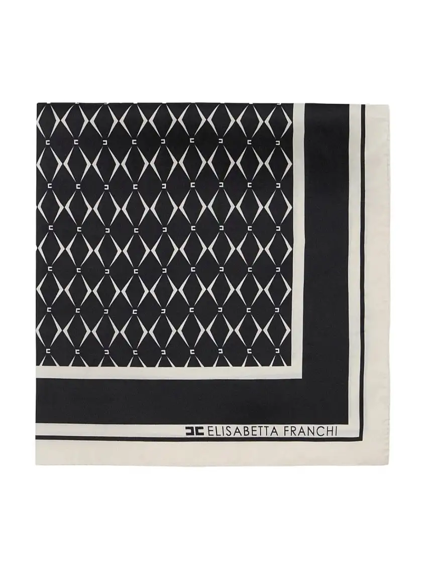 ELISABETTA FRANCHI Women's Scarf FO02L46E2 685 Black