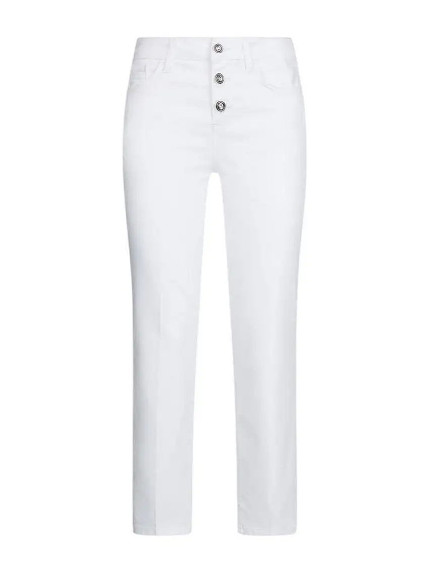 LIU JO WHITE Women's Trousers WA5416T7144 11111 White