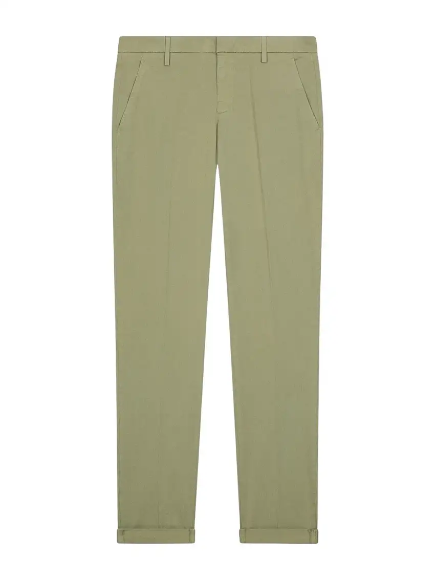 DONDUP Men's Gaubert UP235 GSE046U IZ1 606 Green Trousers