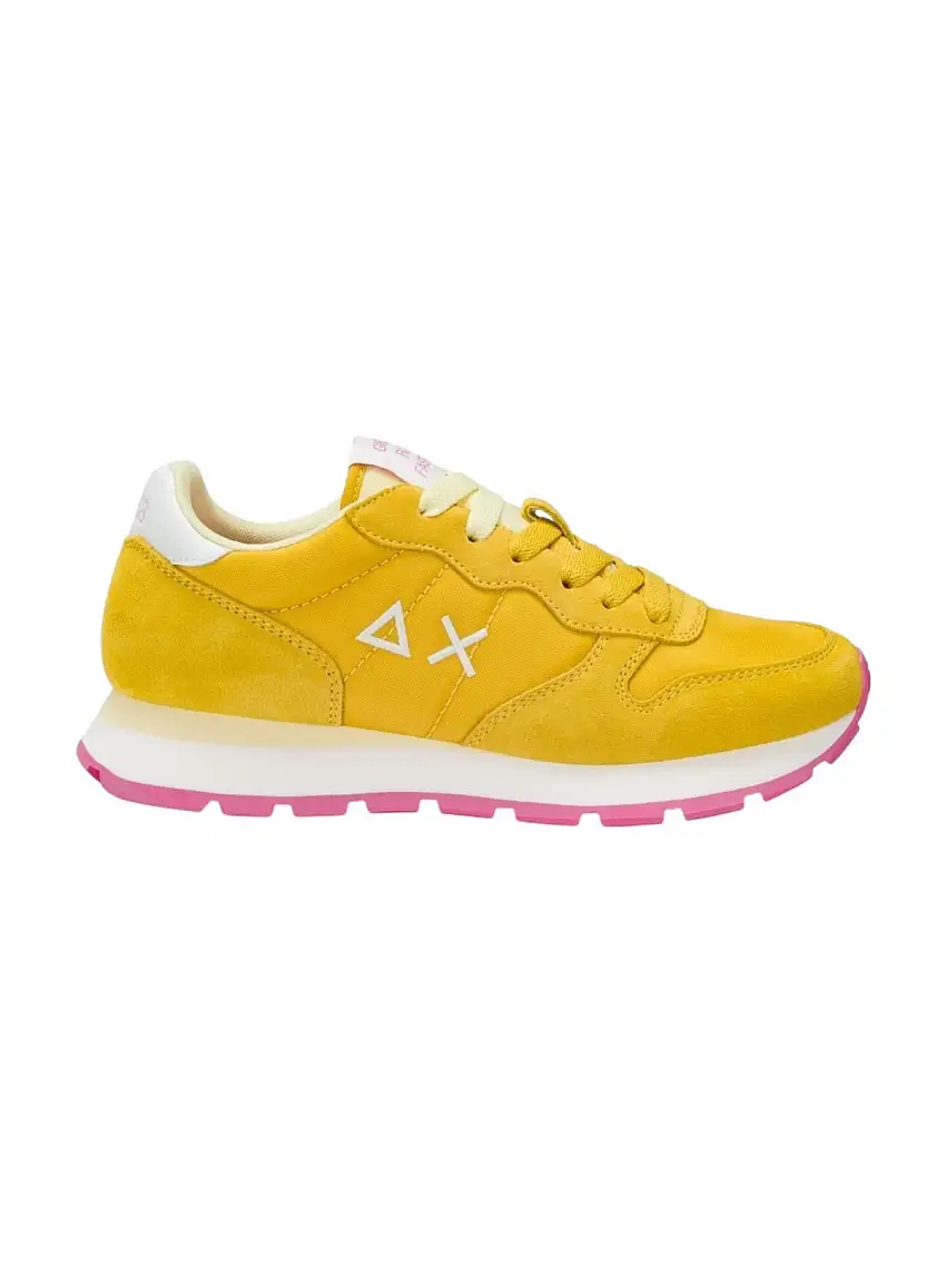 SUN68 Ally solid nylon women's sneaker Z35201 23 Yellow