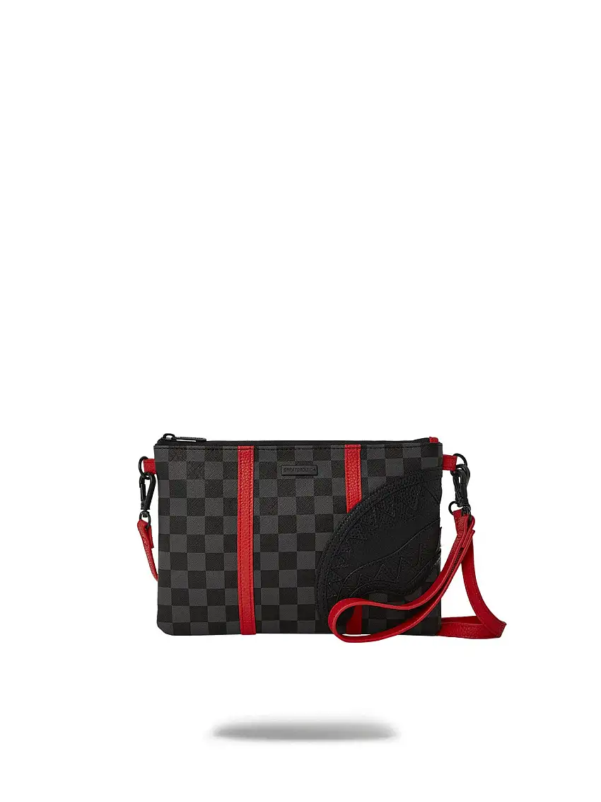 SPRAYGROUND Men's Clutch Bag RACEWAY 3 CROSS CLUTCH SHOUDLER STRAP 910B6473NSZ Black