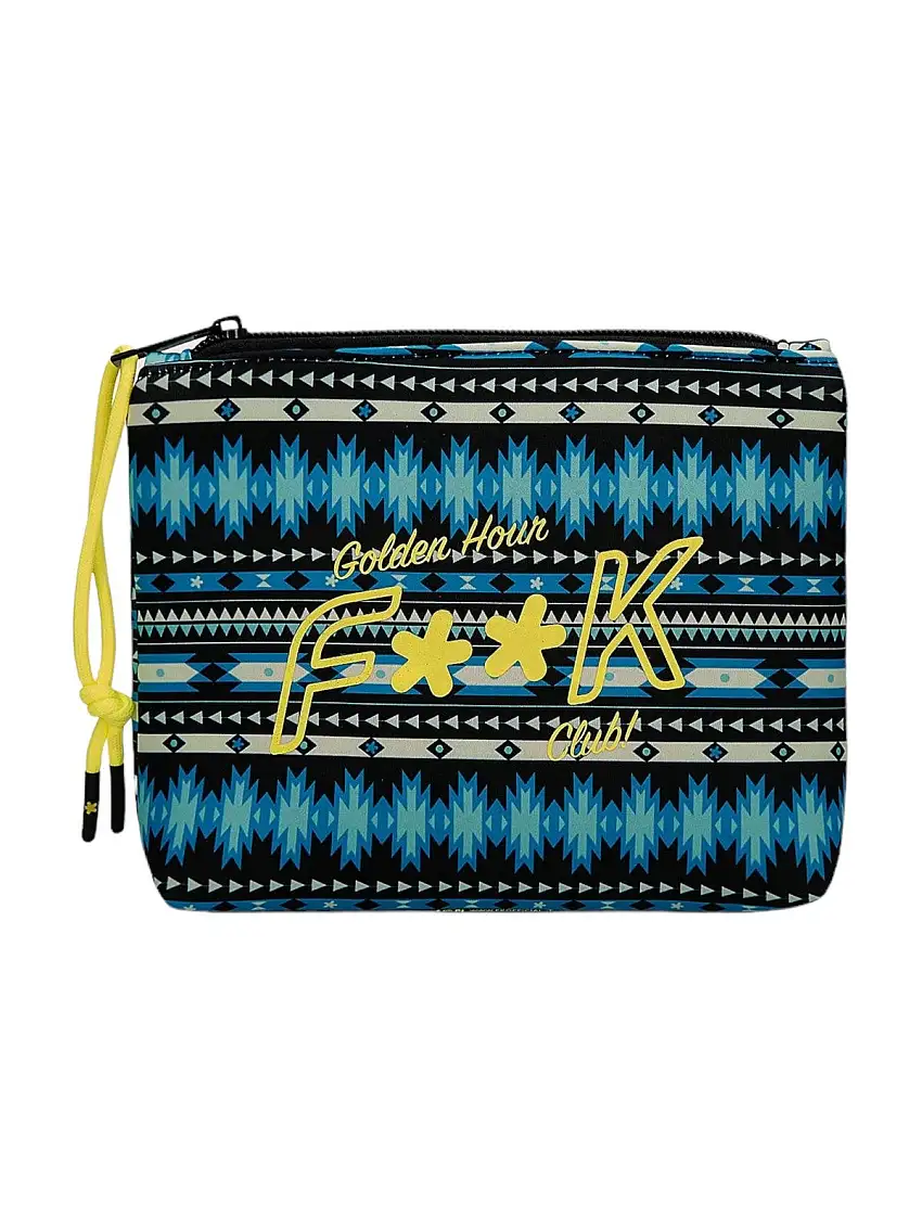 F**K Men's Clutch Bag FK24-A230X10 Blue