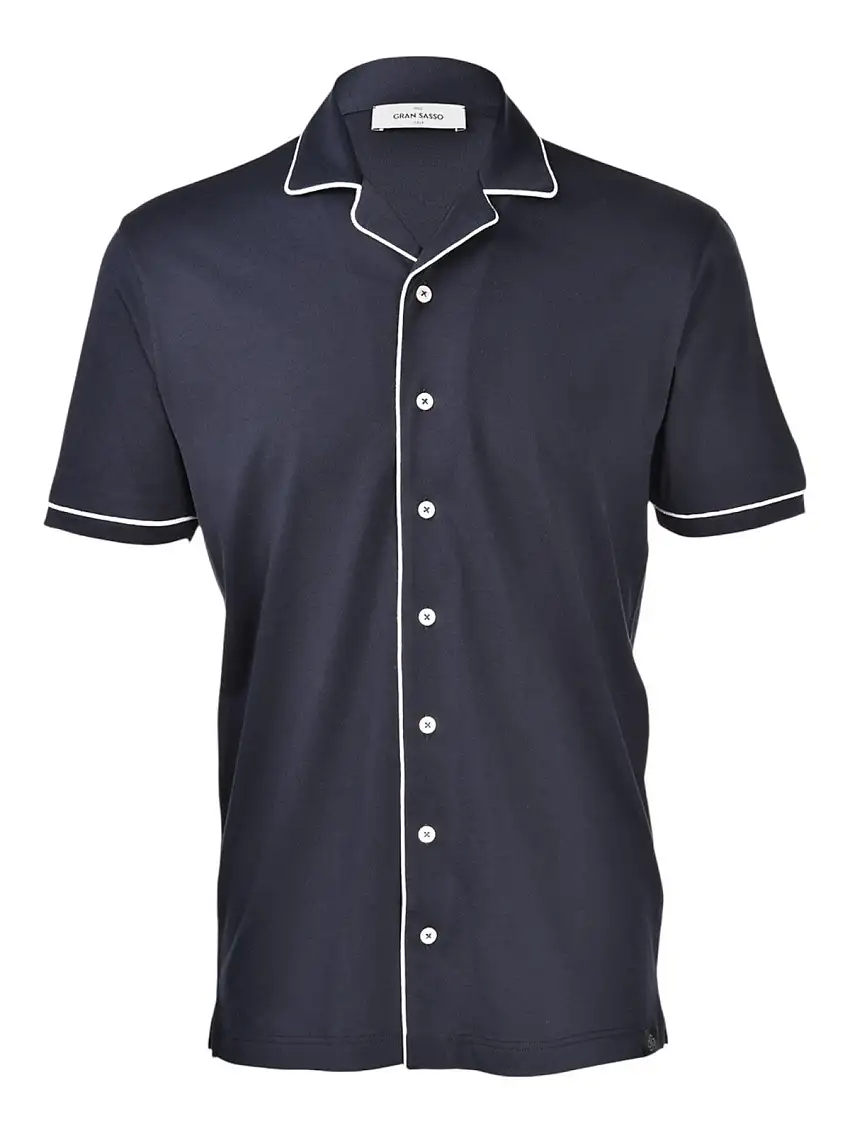 GRAN SASSO Men's Shirt 60197/73718 590 Blue