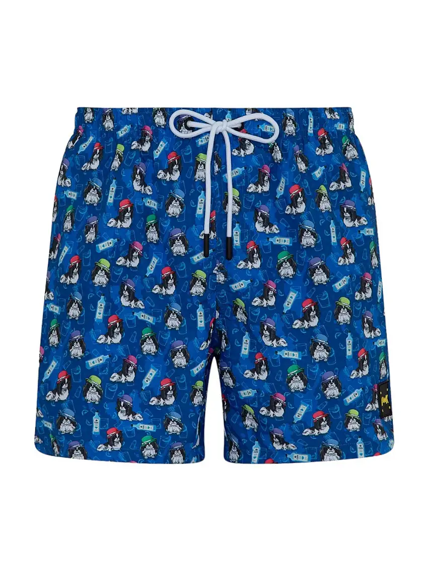 F**K Men's Swimsuit FK24-2060X17 Blue