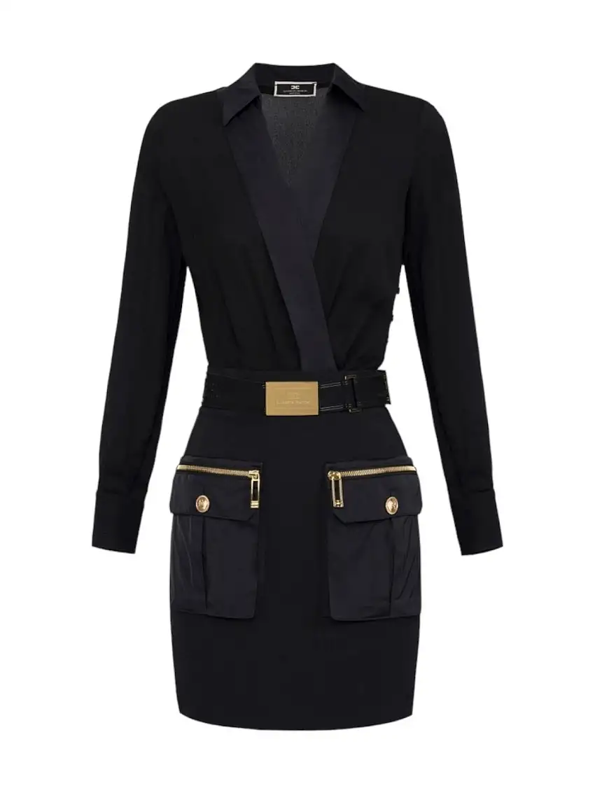 ELISABETTA FRANCHI Women's Dress AB65546E2 110 Black